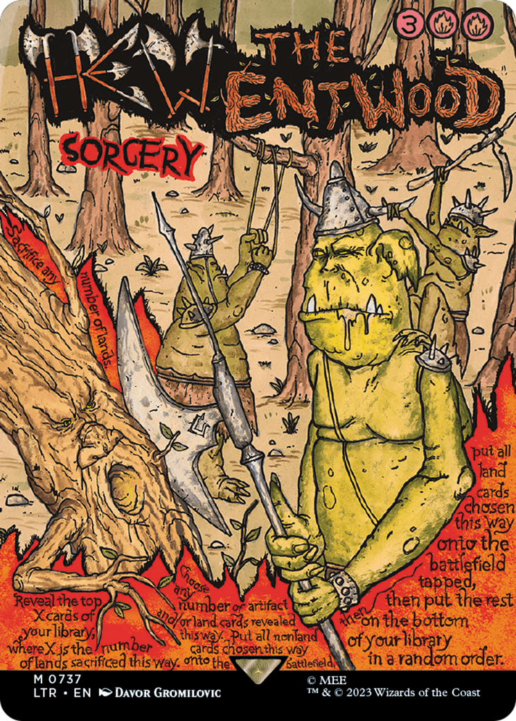 Hew the Entwood (Borderless Poster) [The Lord of the Rings: Tales of Middle-Earth] | Gamer Loot