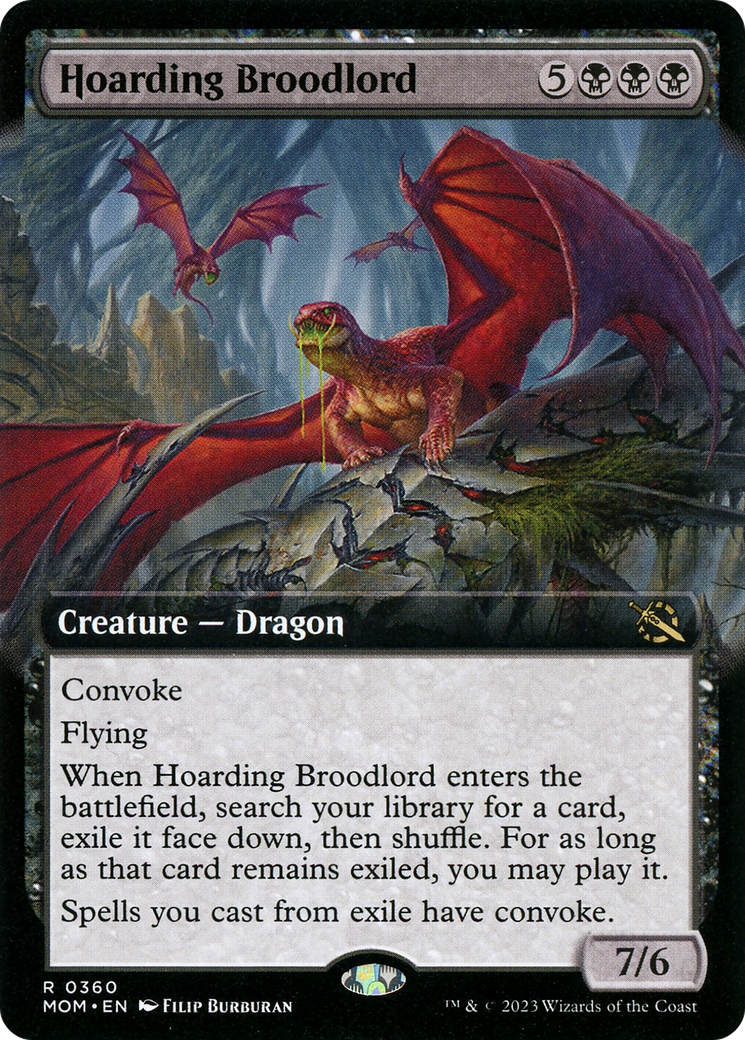 Hoarding Broodlord (Extended Art) [March of the Machine] | Gamer Loot