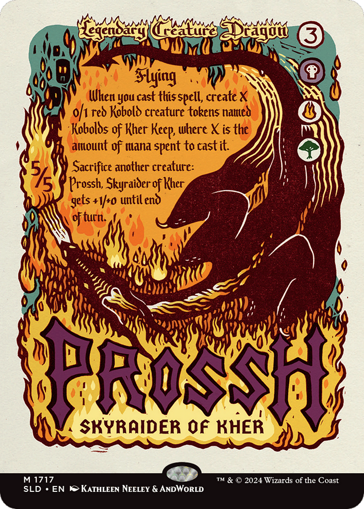Prossh, Skyraider of Kher (Rainbow Foil) [Secret Lair Drop Series] | Gamer Loot