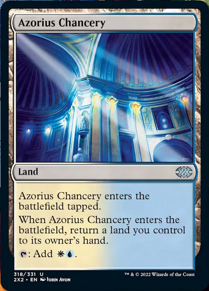 Azorius Chancery [Double Masters 2022] | Gamer Loot