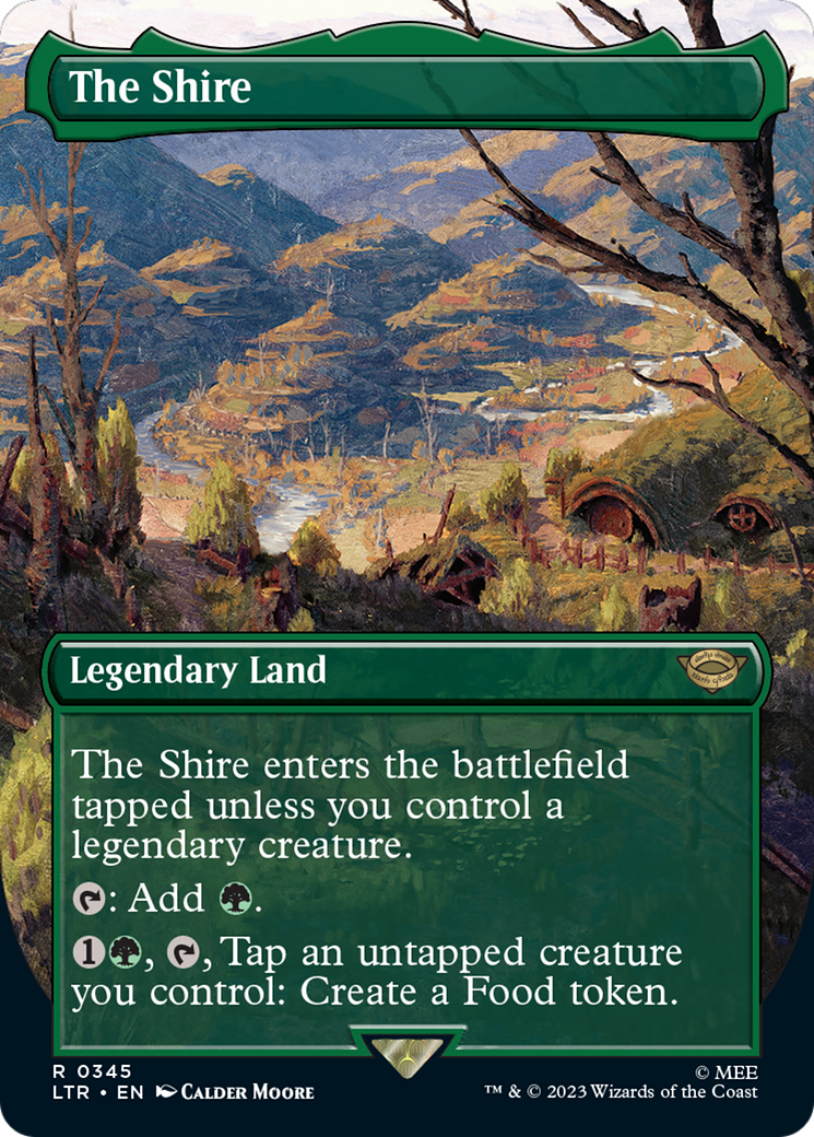 The Shire (Borderless Alternate Art) [The Lord of the Rings: Tales of Middle-Earth] | Gamer Loot