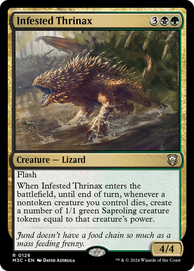 Infested Thrinax [Modern Horizons 3 Commander] | Gamer Loot