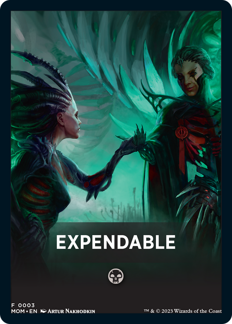 Expendable Theme Card [March of the Machine Tokens] | Gamer Loot