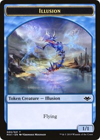 Illusion // Bear Double-Sided Token [Modern Horizons Tokens] | Gamer Loot