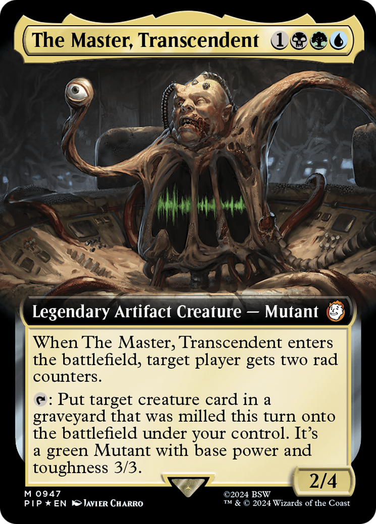 The Master, Transcendent (Extended Art) (Surge Foil) [Fallout] | Gamer Loot