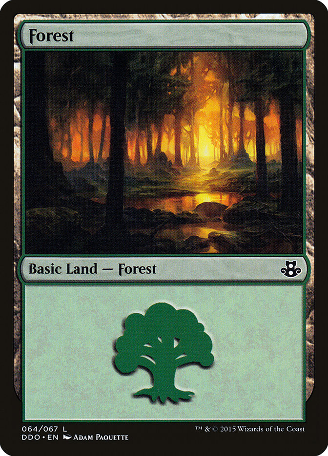 Forest (64) [Duel Decks: Elspeth vs. Kiora] | Gamer Loot