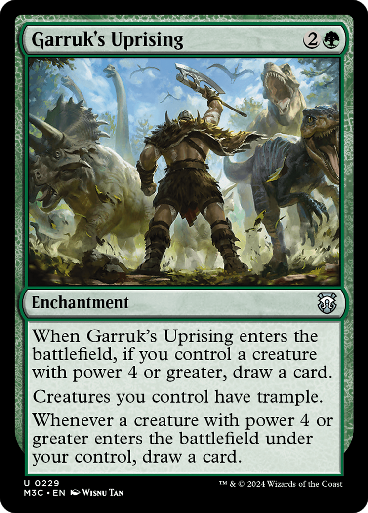 Garruk's Uprising (Ripple Foil) [Modern Horizons 3 Commander] | Gamer Loot