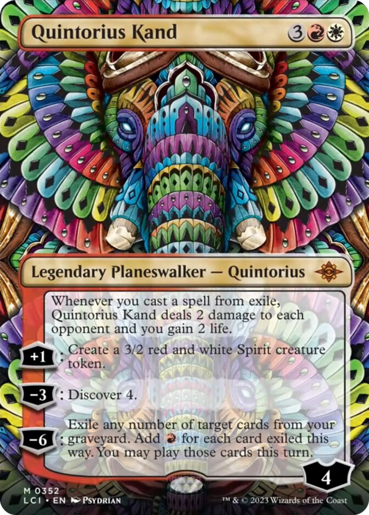 Quintorius Kand (0352) (Borderless) [The Lost Caverns of Ixalan] | Gamer Loot