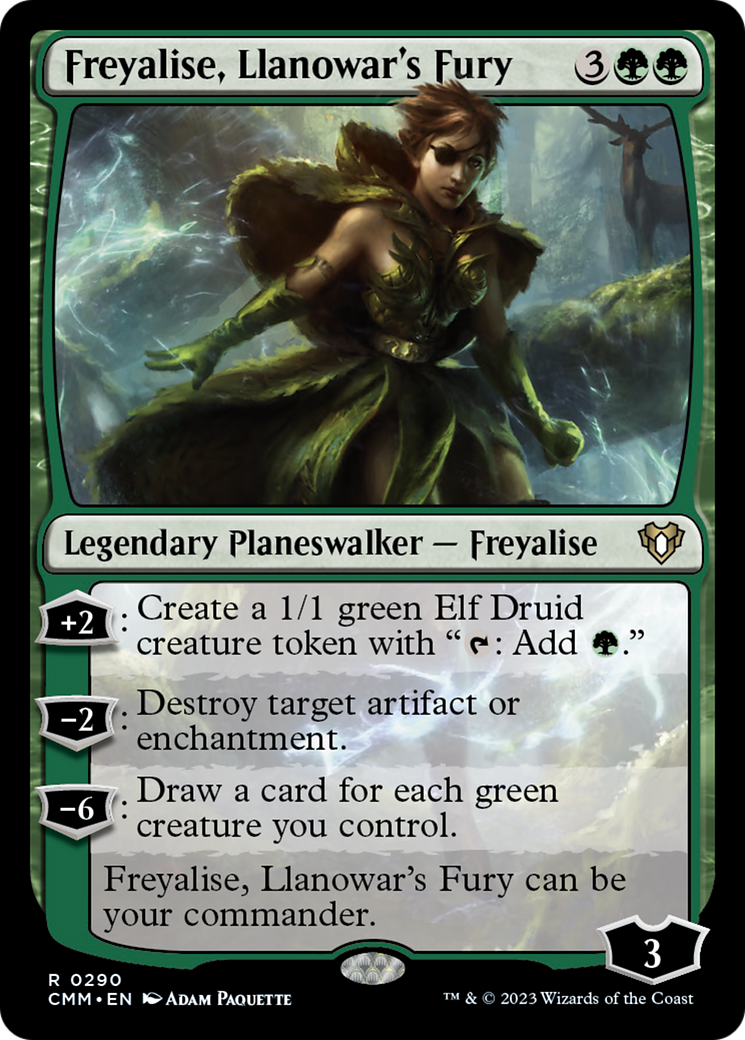 Freyalise, Llanowar's Fury [Commander Masters] | Gamer Loot