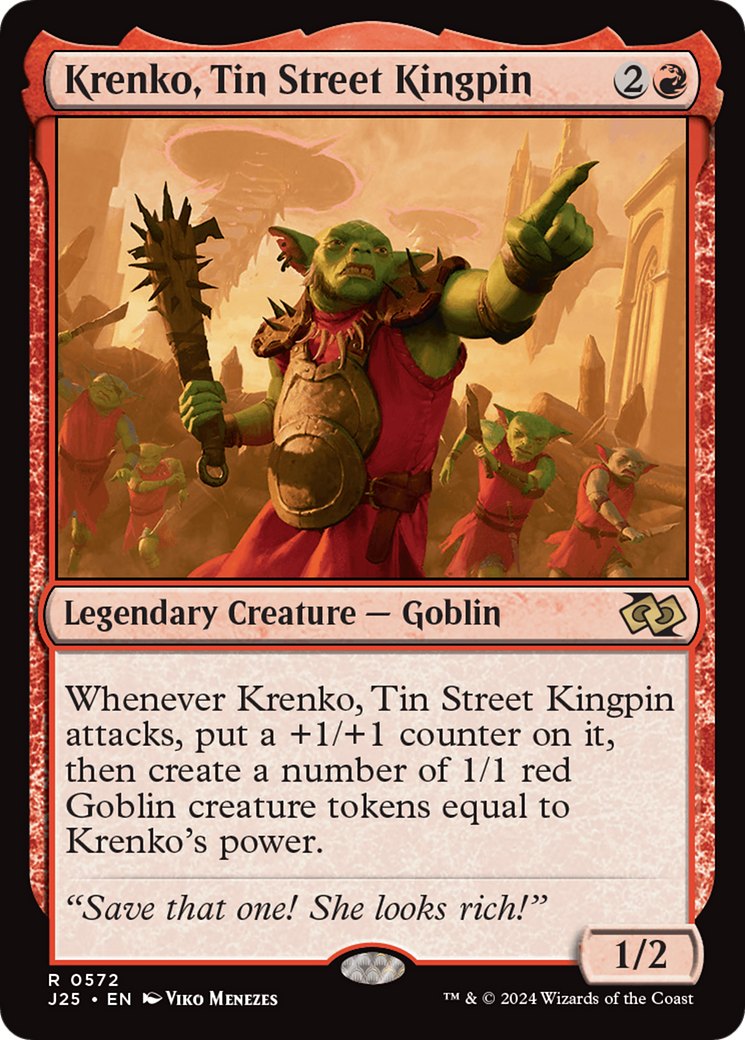 Krenko, Tin Street Kingpin [Foundations Jumpstart] | Gamer Loot