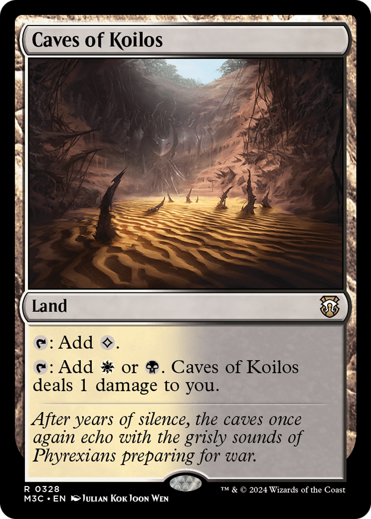 Caves of Koilos (Ripple Foil) [Modern Horizons 3 Commander] | Gamer Loot