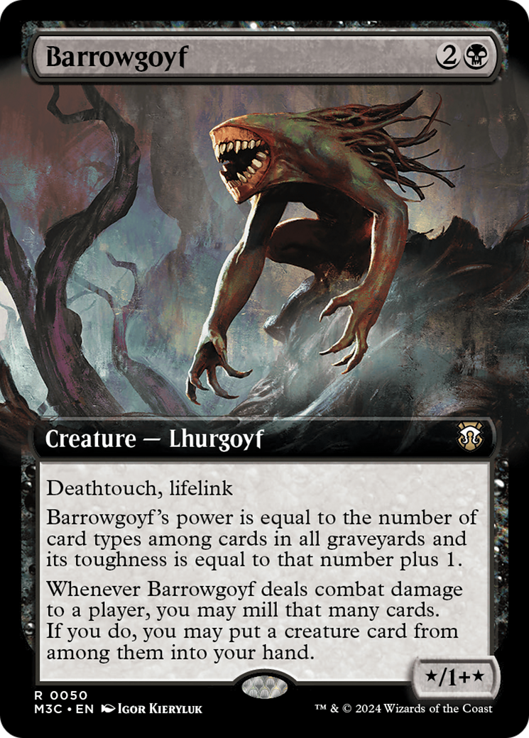 Barrowgoyf (Extended Art) [Modern Horizons 3 Commander] | Gamer Loot