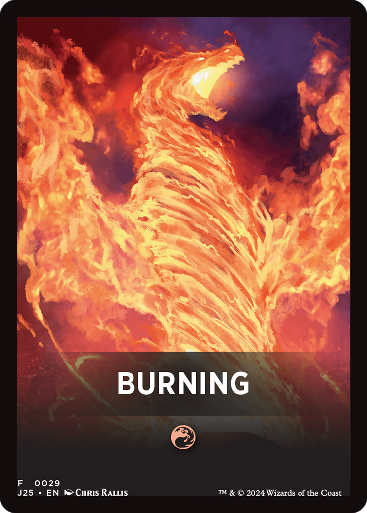 Burning Theme Card [Foundations Jumpstart Front Cards] | Gamer Loot