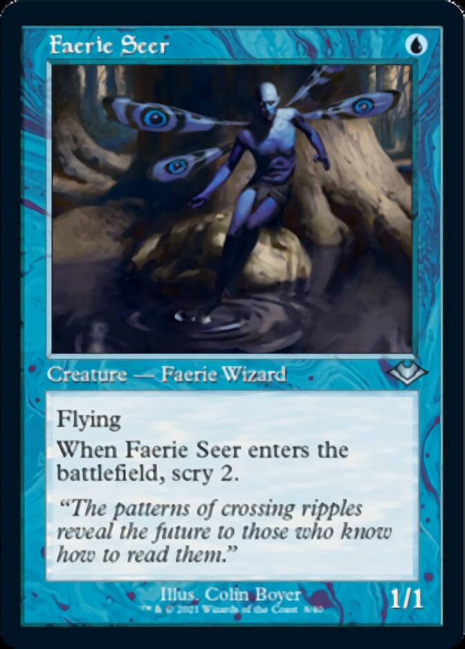 Faerie Seer (Retro Foil Etched) [Modern Horizons] | Gamer Loot