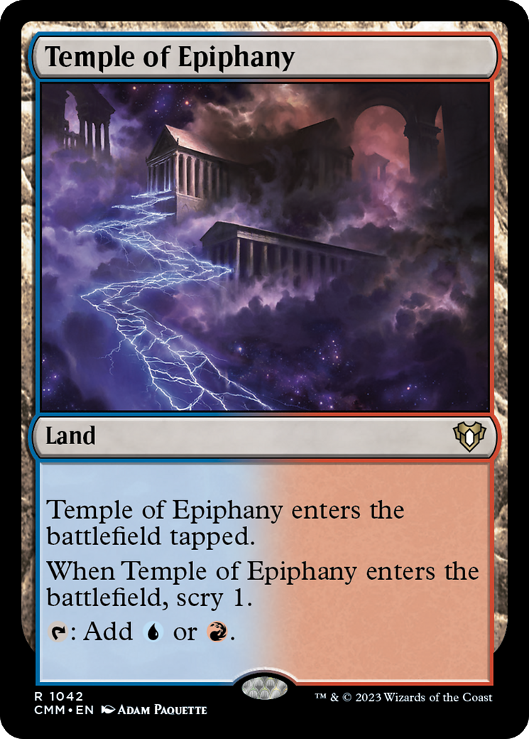 Temple of Epiphany [Commander Masters] | Gamer Loot