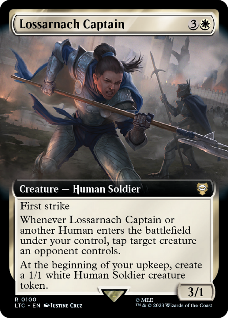 Lossarnach Captain (Extended Art) [The Lord of the Rings: Tales of Middle-Earth Commander] | Gamer Loot