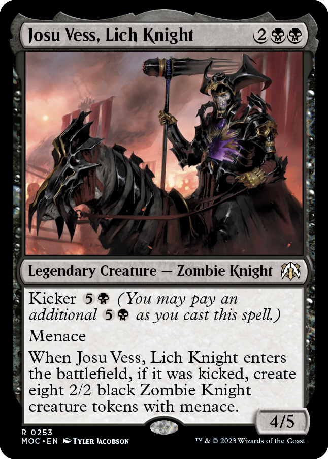 Josu Vess, Lich Knight [March of the Machine Commander] | Gamer Loot