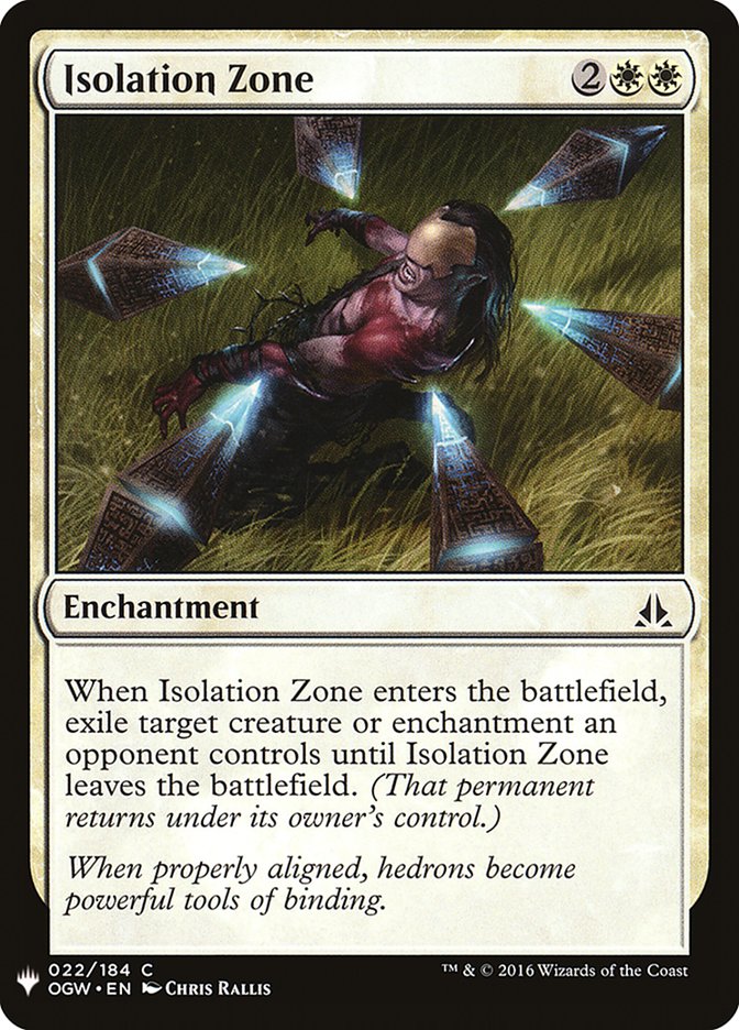 Isolation Zone [Mystery Booster] | Gamer Loot