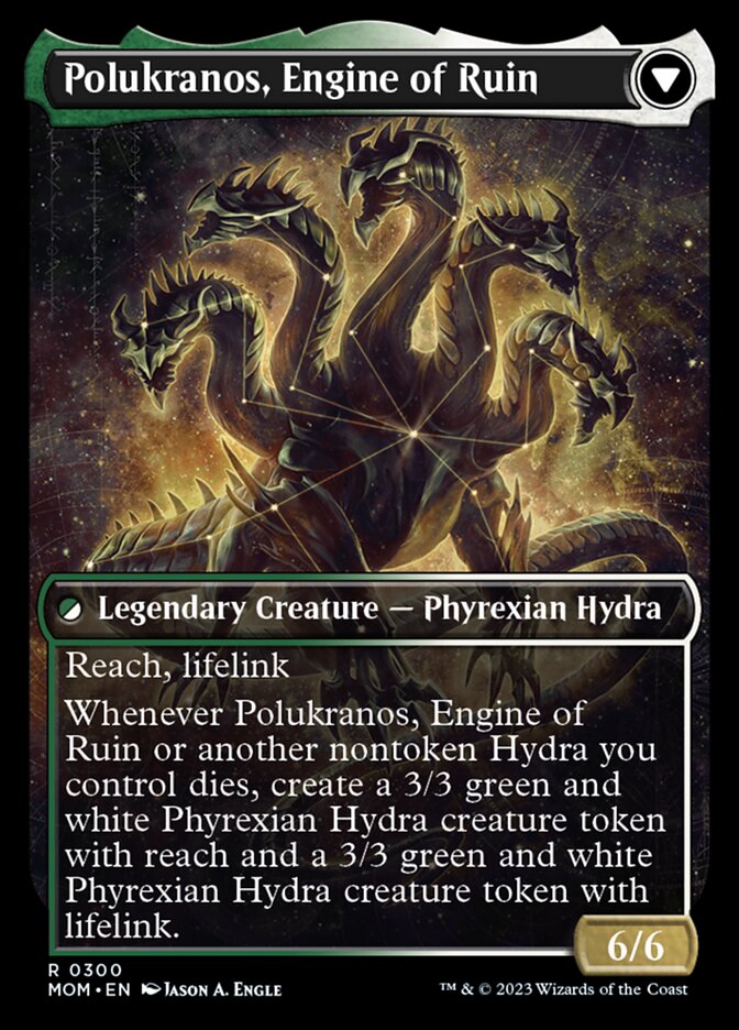 Polukranos Reborn // Polukranos, Engine of Ruin (Showcase Planar Booster Fun) [March of the Machine] | Gamer Loot