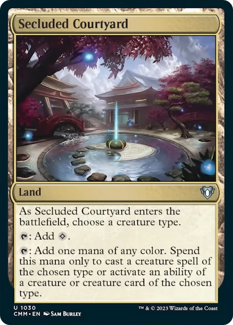 Secluded Courtyard [Commander Masters] | Gamer Loot