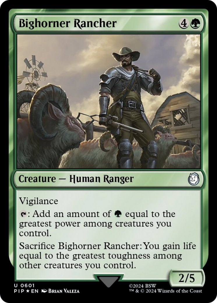 Bighorner Rancher (Surge Foil) [Fallout] | Gamer Loot