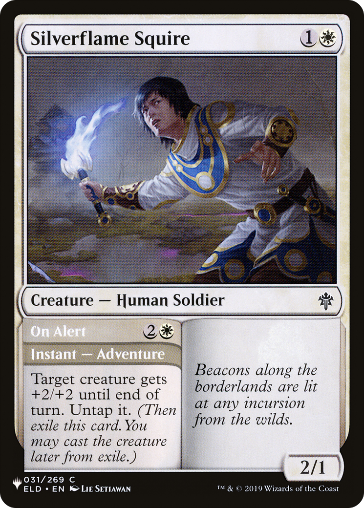 Silverflame Squire [The List Reprints] | Gamer Loot