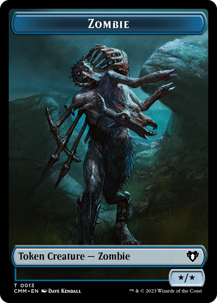 Zombie Token (13) [Commander Masters Tokens] | Gamer Loot