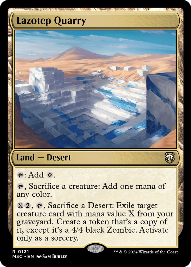 Lazotep Quarry (Extended Art) [Modern Horizons 3 Commander] | Gamer Loot