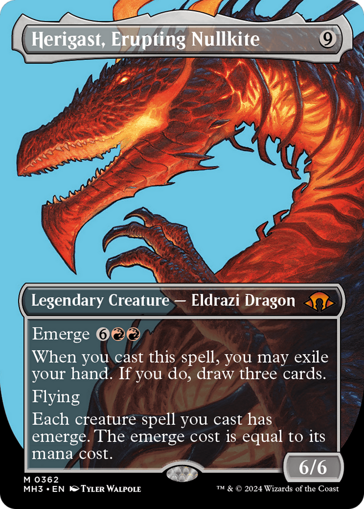 Herigast, Erupting Nullkite (Borderless) [Modern Horizons 3] | Gamer Loot