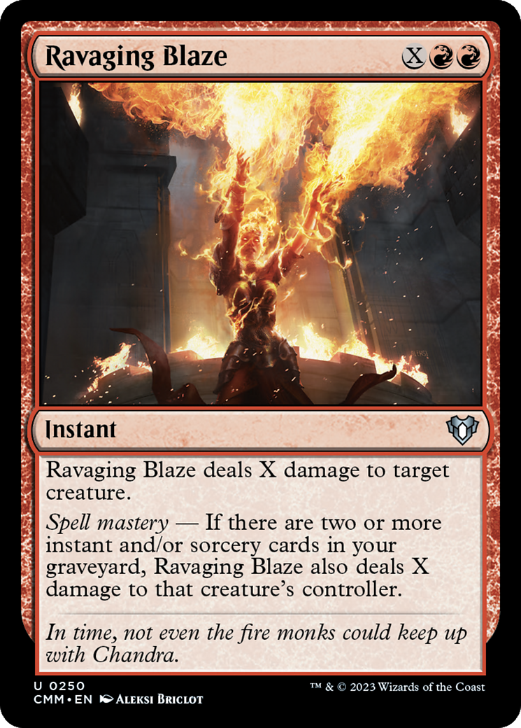 Ravaging Blaze [Commander Masters] | Gamer Loot