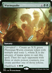 Wurmquake (Extended Art) [Phyrexia: All Will Be One Commander] | Gamer Loot