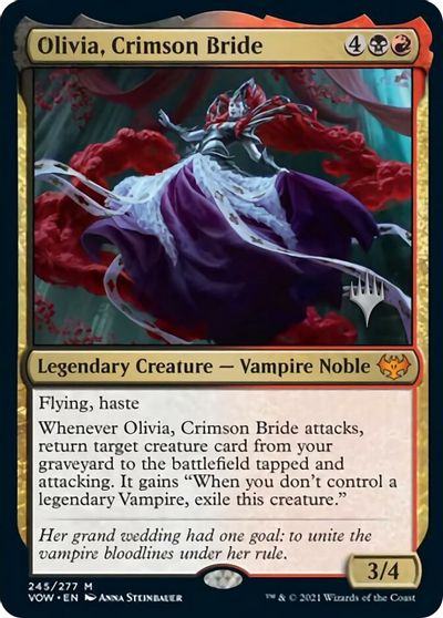 Olivia, Crimson Bride (Promo Pack) [Innistrad: Crimson Vow Promos] | Gamer Loot