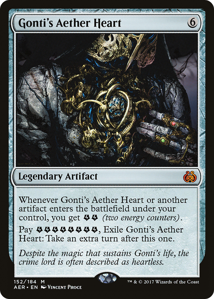 Gonti's Aether Heart (Ripple Foil) [Modern Horizons 3 Commander] | Gamer Loot