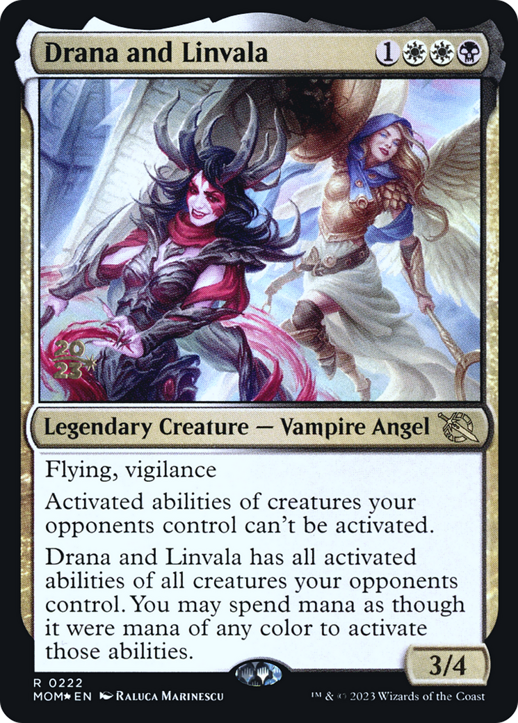 Drana and Linvala [March of the Machine Prerelease Promos] | Gamer Loot