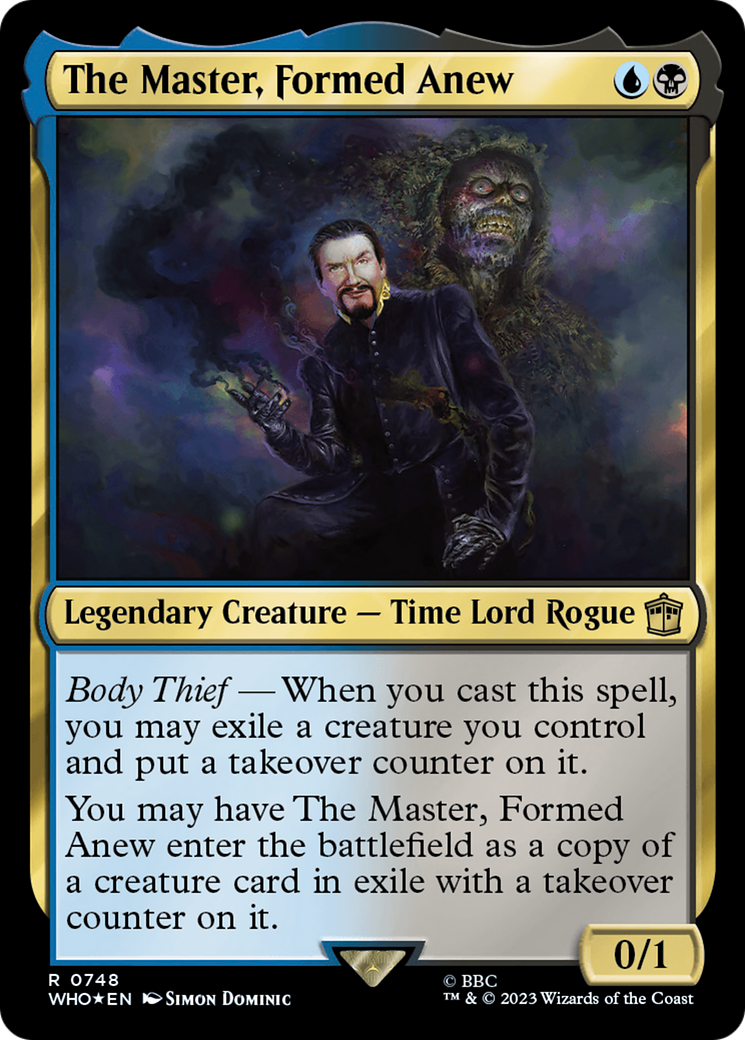 The Master, Formed Anew (Surge Foil) [Doctor Who] | Gamer Loot