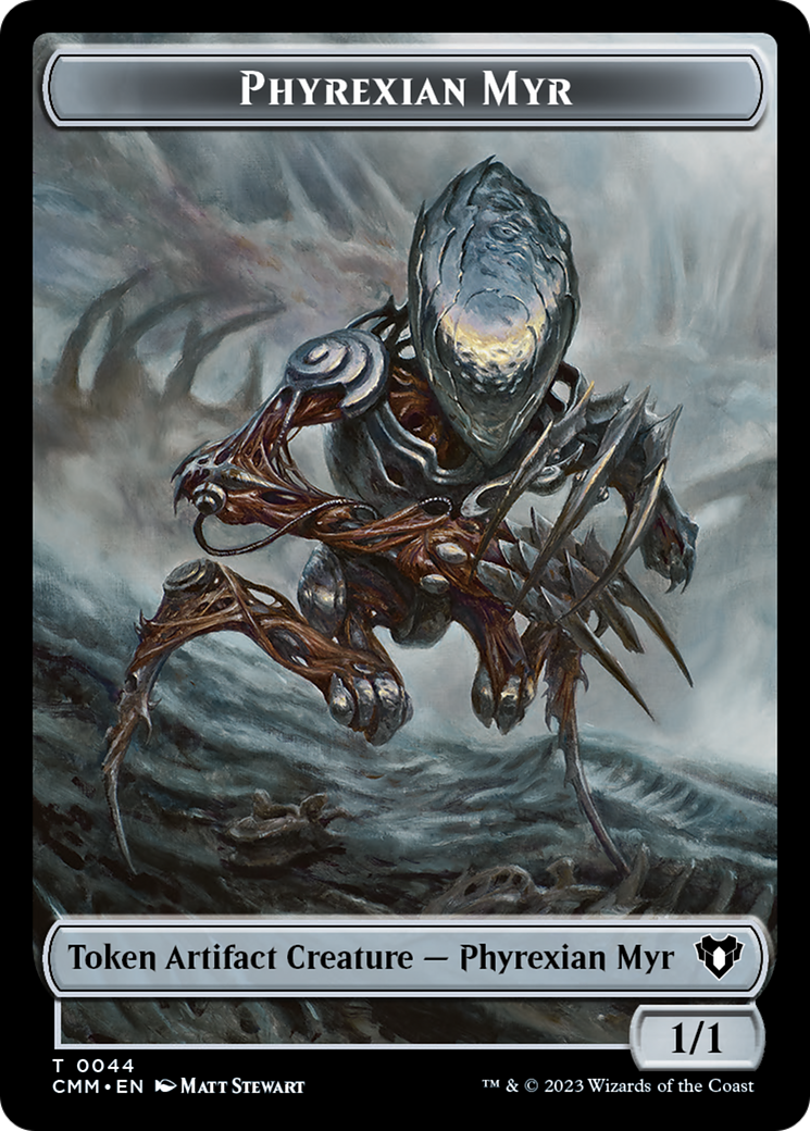 Phyrexian Myr Token [Commander Masters Tokens] | Gamer Loot