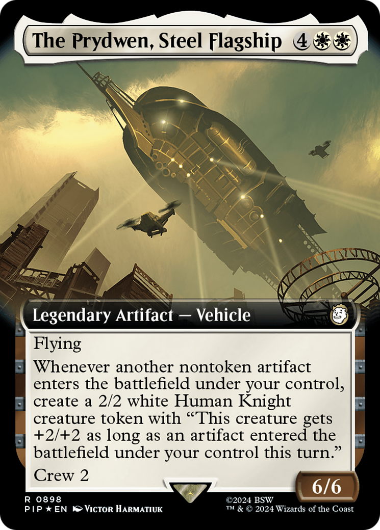 The Prydwen, Steel Flagship (Extended Art) (Surge Foil) [Fallout] | Gamer Loot