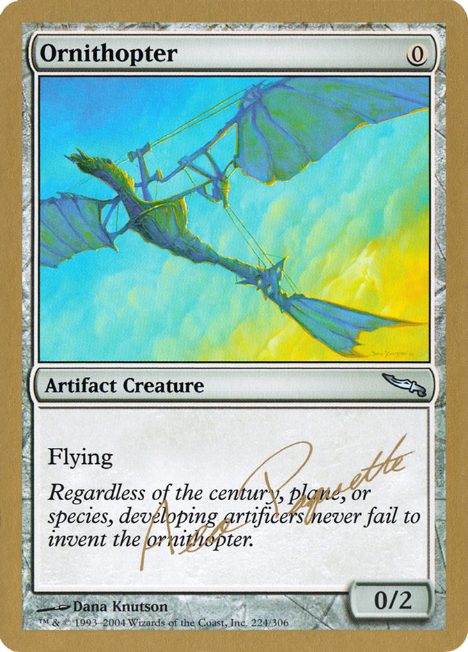 Ornithopter (Aeo Paquette) [World Championship Decks 2004] | Gamer Loot