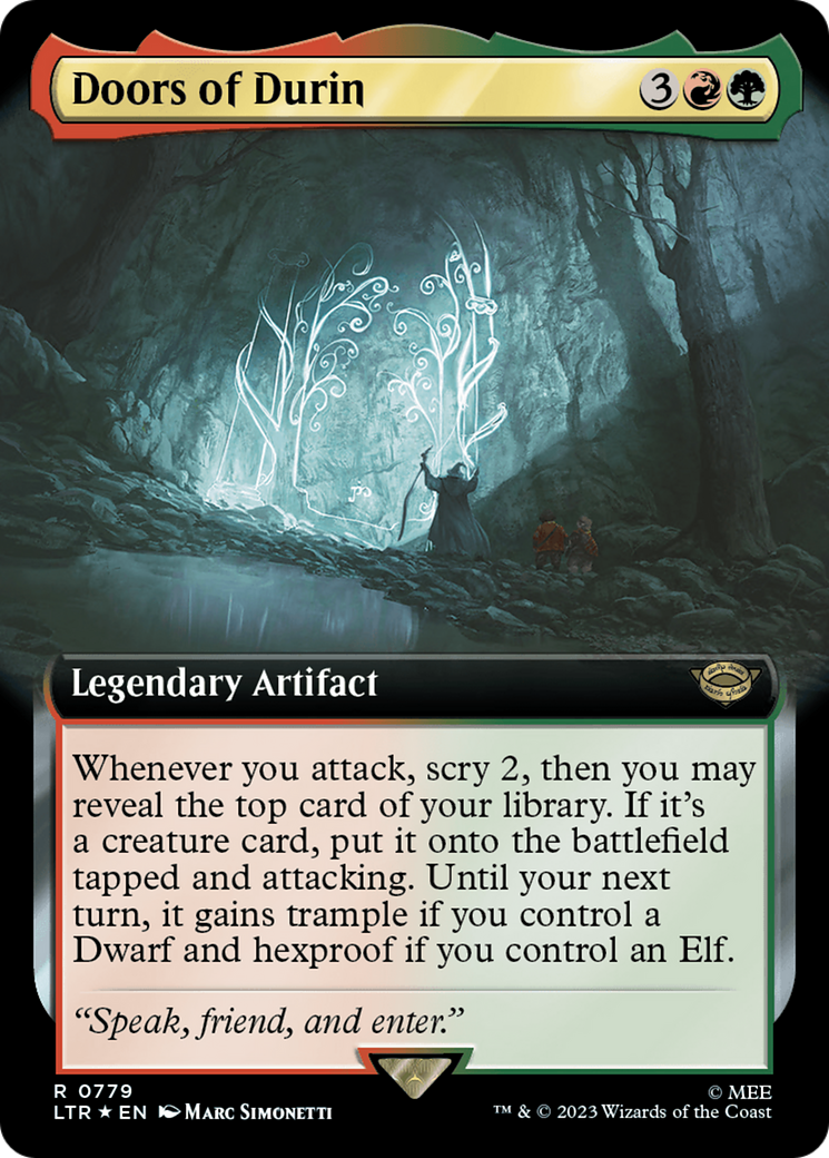 Doors of Durin (Extended Art) (Surge Foil) [The Lord of the Rings: Tales of Middle-Earth] | Gamer Loot