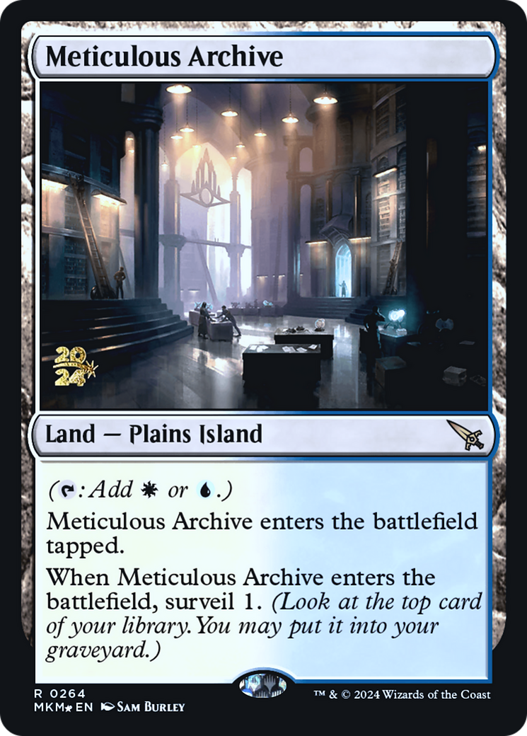 Meticulous Archive [Murders at Karlov Manor Prerelease Promos] | Gamer Loot