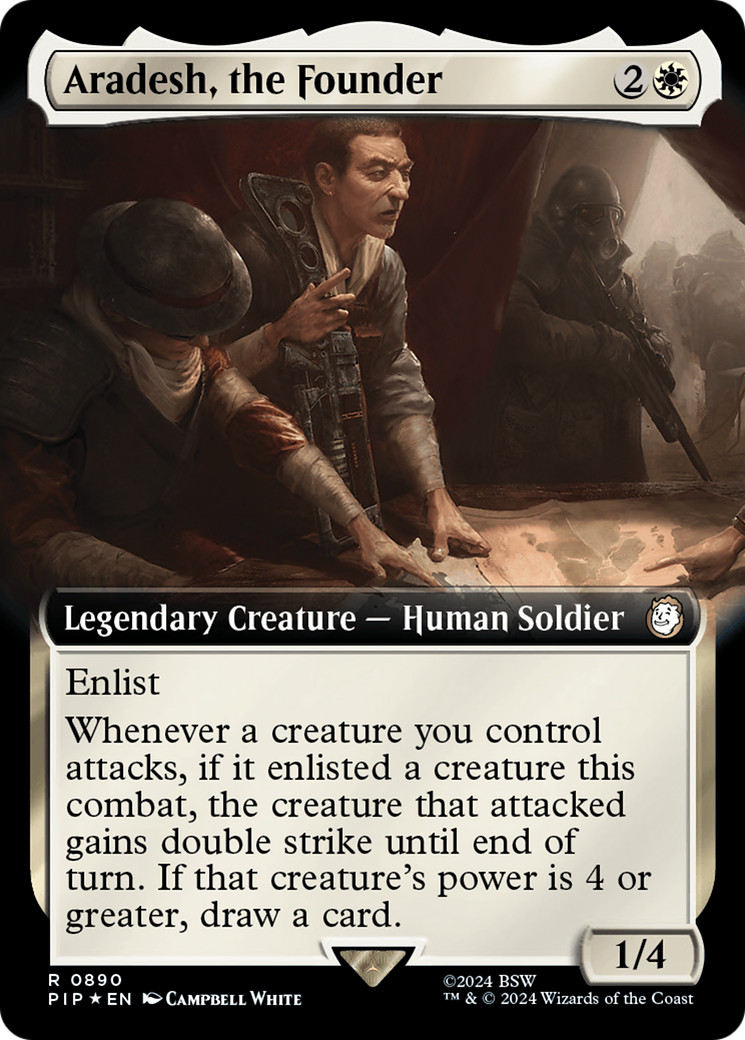 Aradesh, the Founder (Extended Art) (Surge Foil) [Fallout] | Gamer Loot