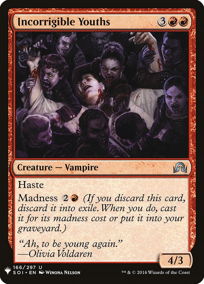 Incorrigible Youths [Mystery Booster] | Gamer Loot