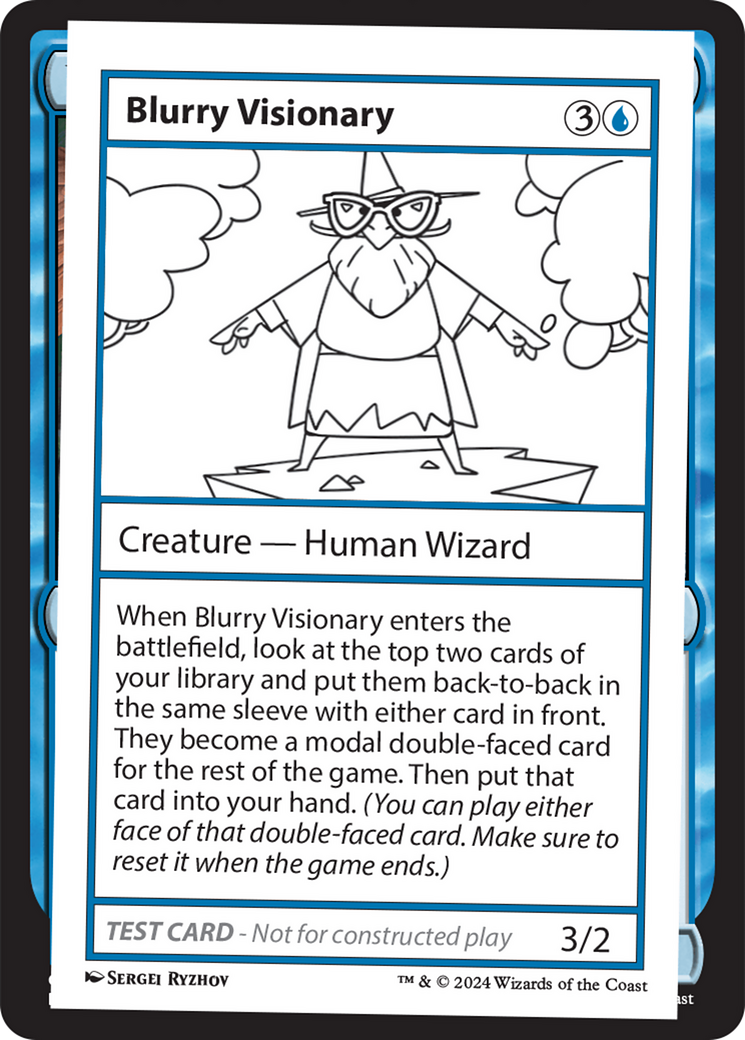 Blurry Visionary [Mystery Booster 2 Playtest Cards] | Gamer Loot