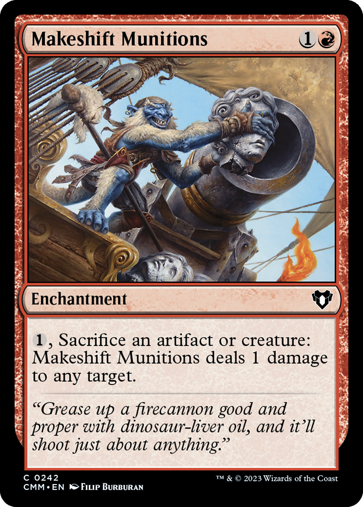 Makeshift Munitions [Commander Masters] | Gamer Loot