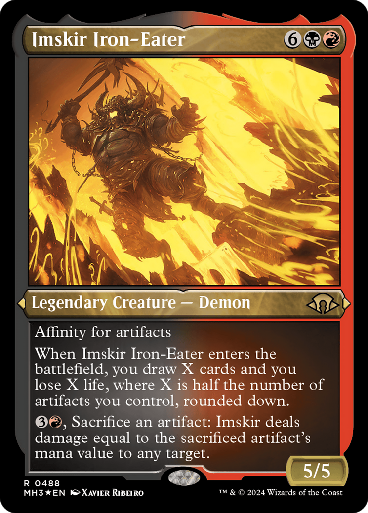 Imskir Iron-Eater (Foil Etched) [Modern Horizons 3] | Gamer Loot