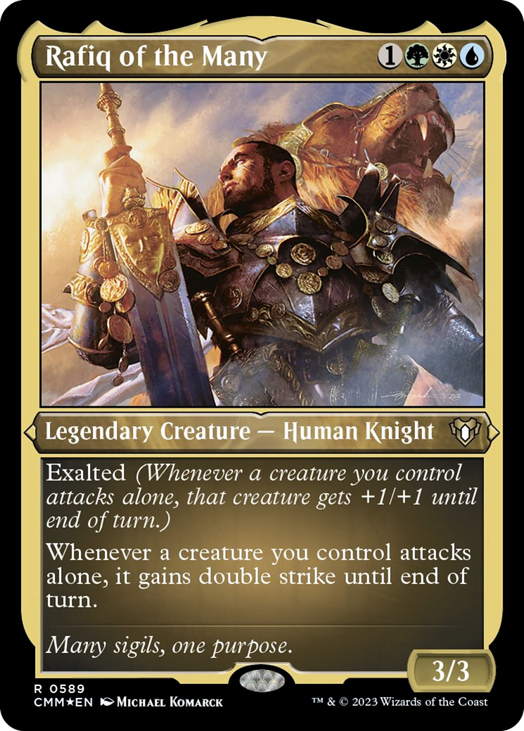 Rafiq of the Many (Foil Etched) [Commander Masters] | Gamer Loot