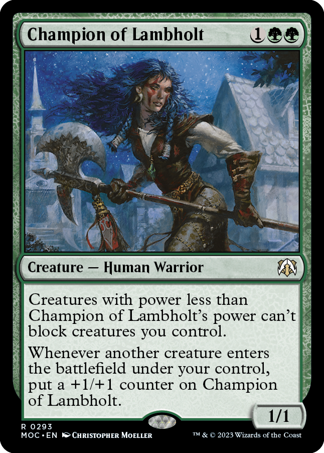 Champion of Lambholt [March of the Machine Commander] | Gamer Loot