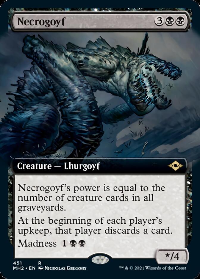 Necrogoyf (Extended Art) [Modern Horizons 2] | Gamer Loot