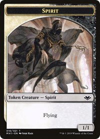 Spirit // Golem Double-Sided Token [Modern Horizons Tokens] | Gamer Loot