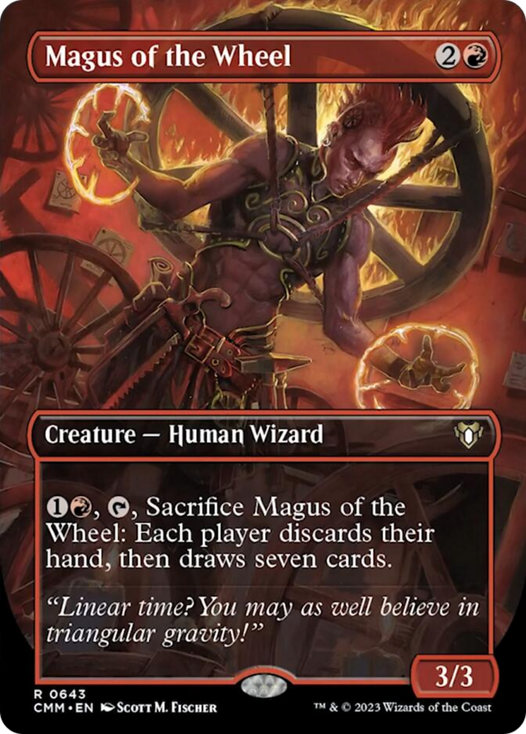 Magus of the Wheel (Borderless Alternate Art) [Commander Masters] | Gamer Loot